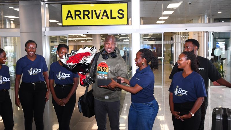 Isaiah Katuma in uganda for dfcu Jazz in the Pearl festival