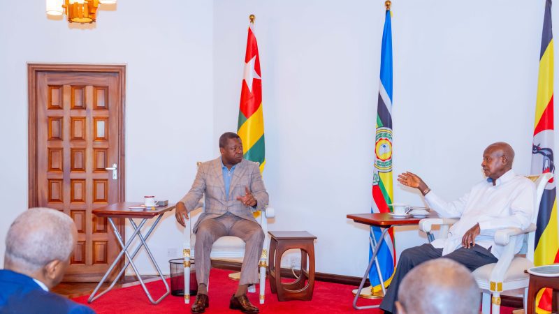PRESIDENT MUSEVENI HOSTS H.E FAURE GNASSINGBE, THE PRESIDENT OF TOGO