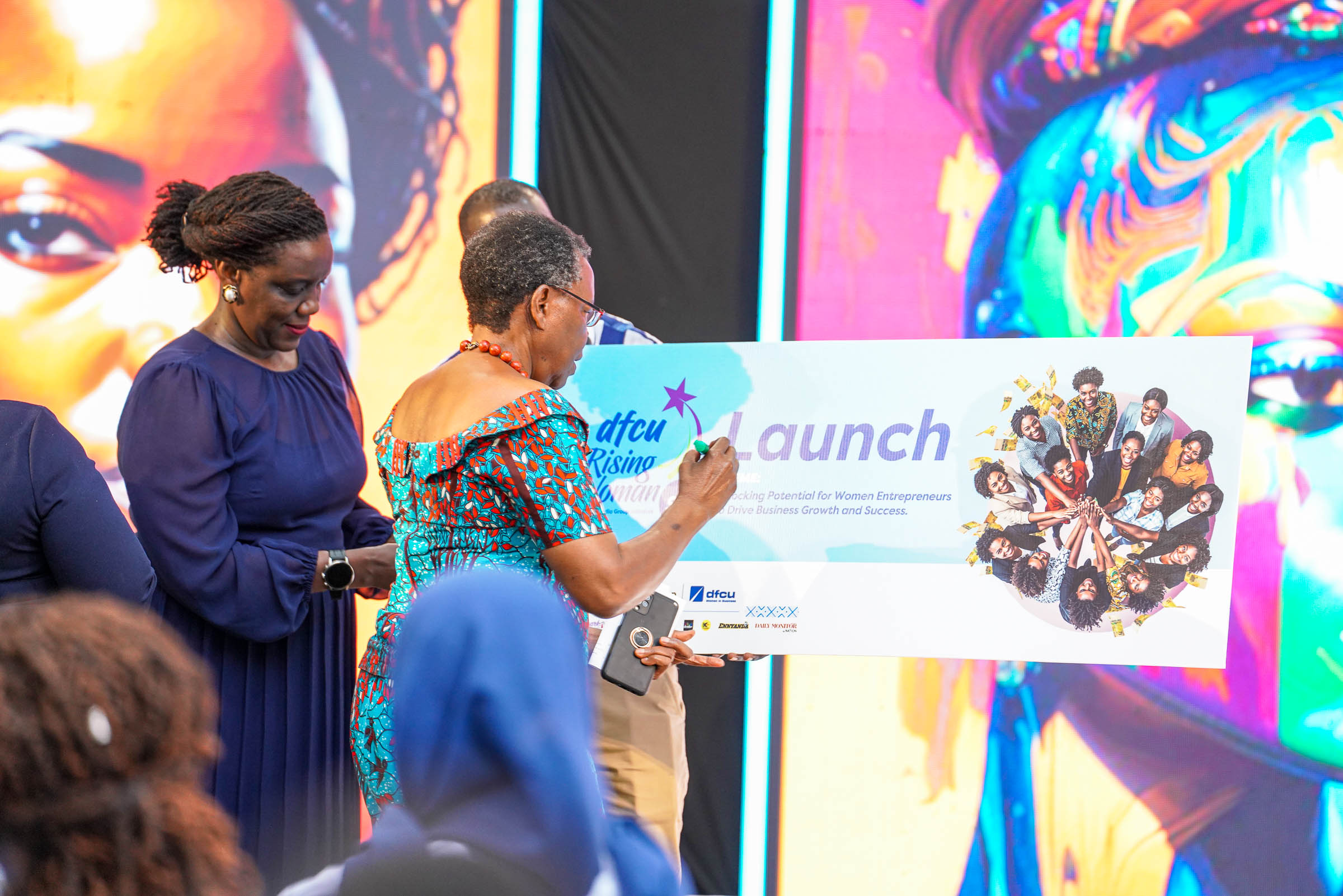 dfcu Bank and Nation Media Group unveil Season 7 of dfcu Rising Woman Initiative.