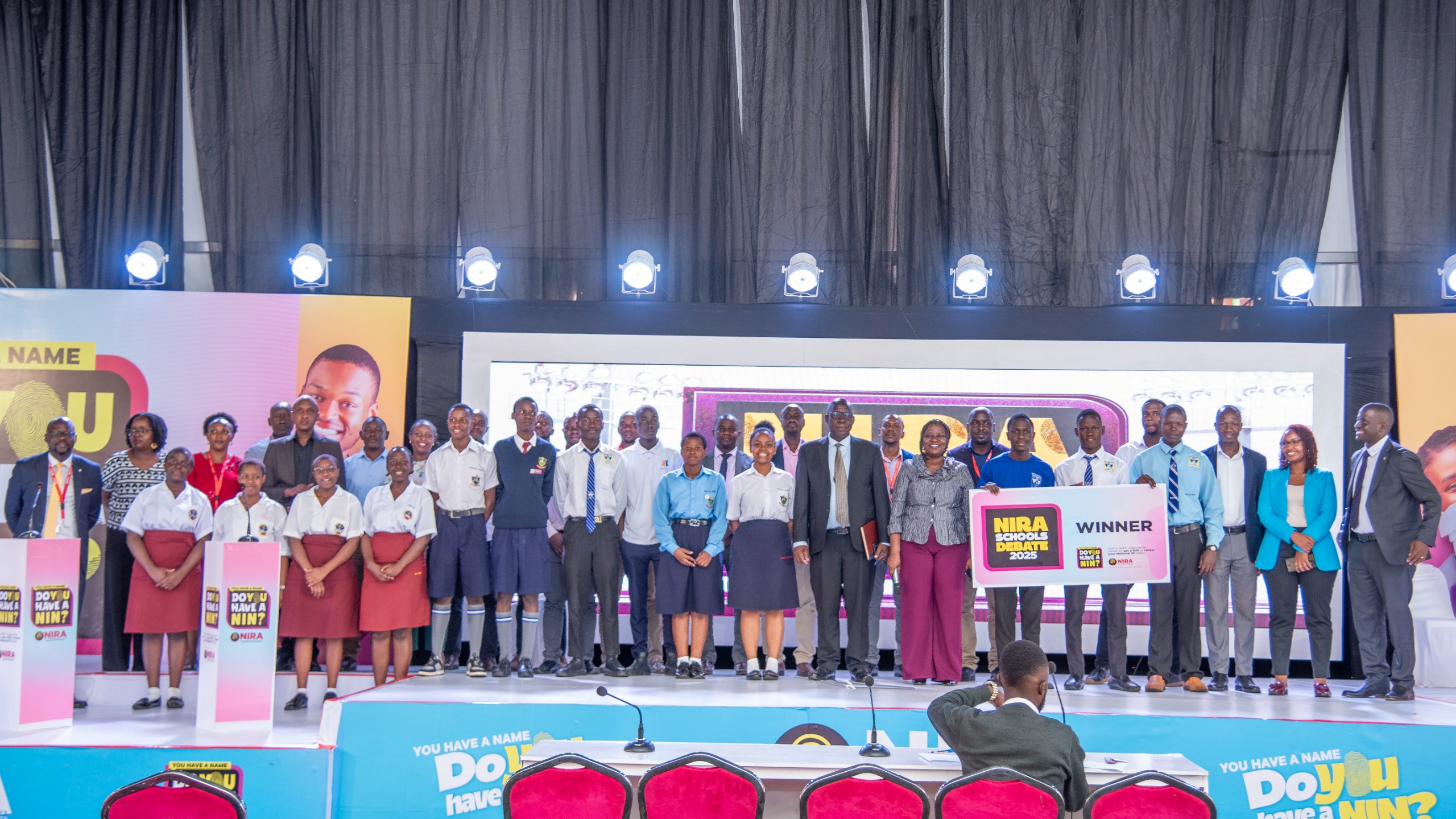 NIRA Schools Debate 2025 Concludes with Resounding Call for Youth Participation in National ID Enrollment