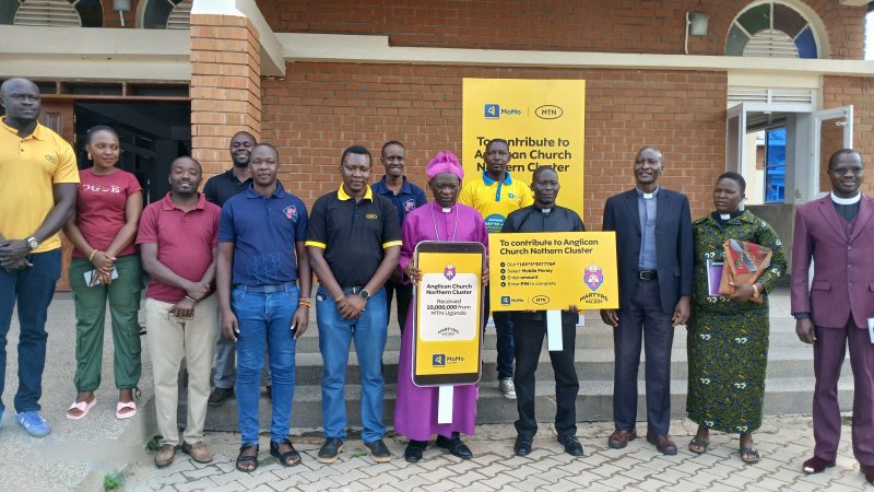 MTN Uganda Donates UGX 10M to Northern Anglican Cluster Ahead of Martyrs Day Celebrations