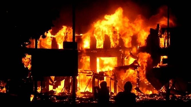 Police Probe Fire That Razed Small Businesses in Kinawataka