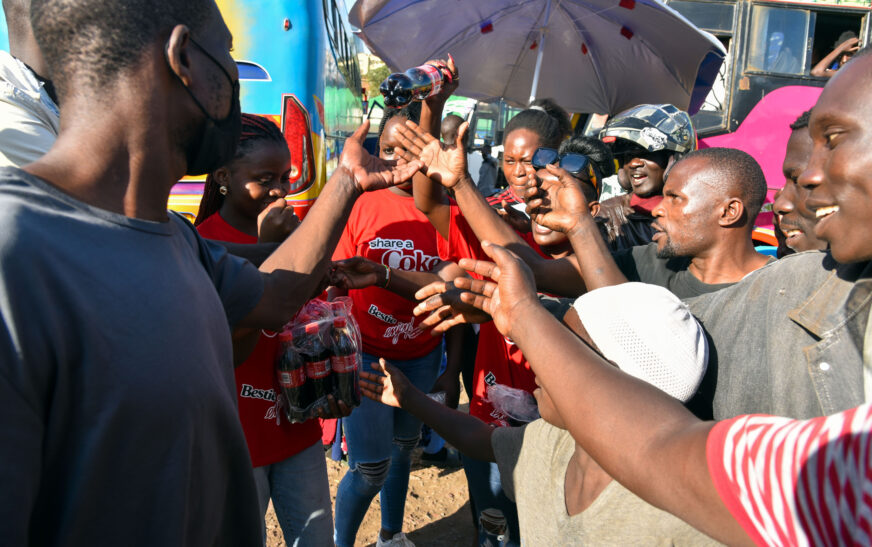 Coca-Cola Spreads Joy with Personalized Bottles in Kampala