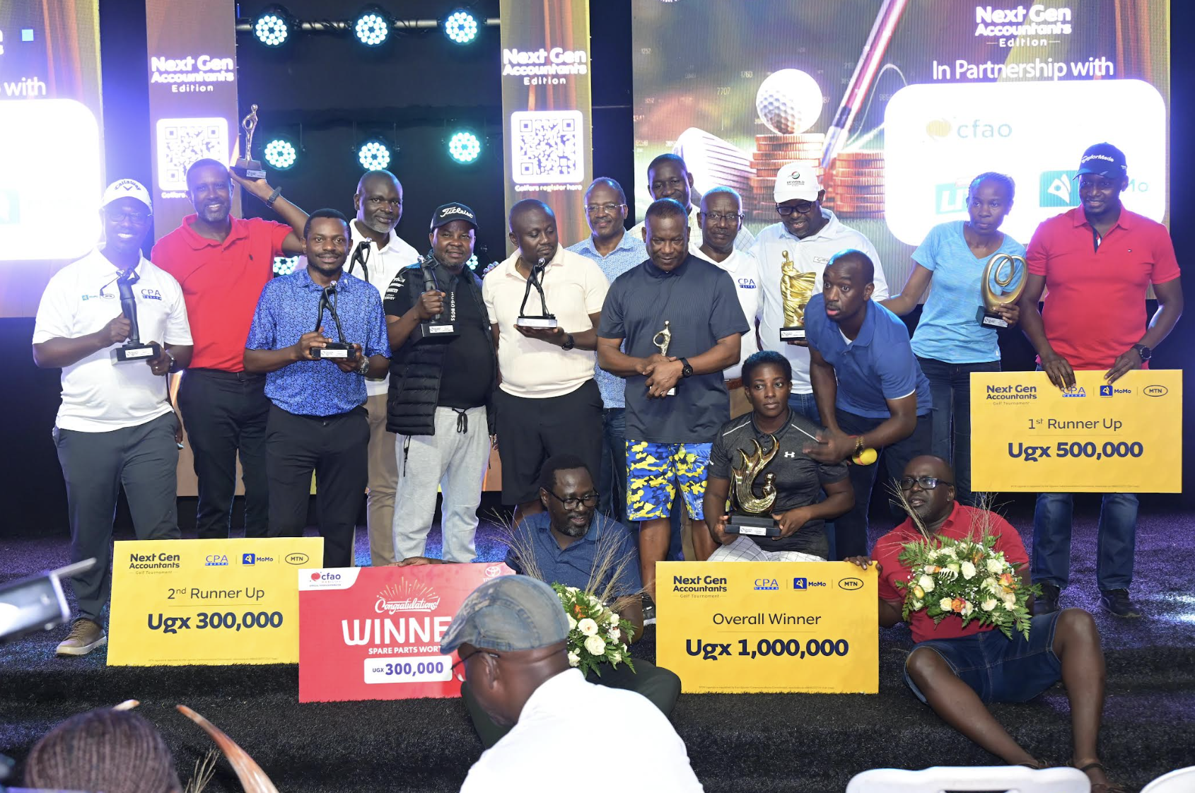 MTN Uganda, ICPAU Reward Accountants at Monthly Golf Edition