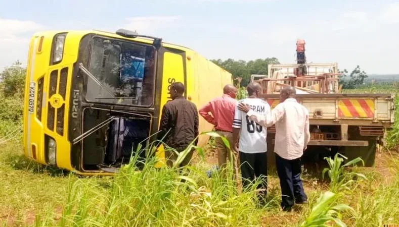 55 Pilgrims Injured As Bus Overturns In Tororo After Martyrs Day