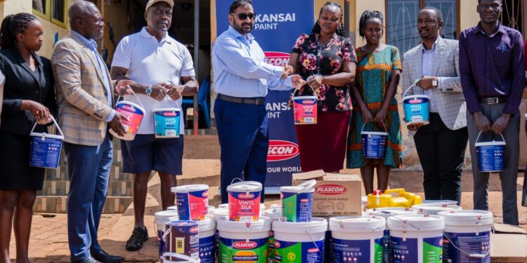 Kansai Plascon Donates UGX 25M in Paint to Naguru Reception Centre