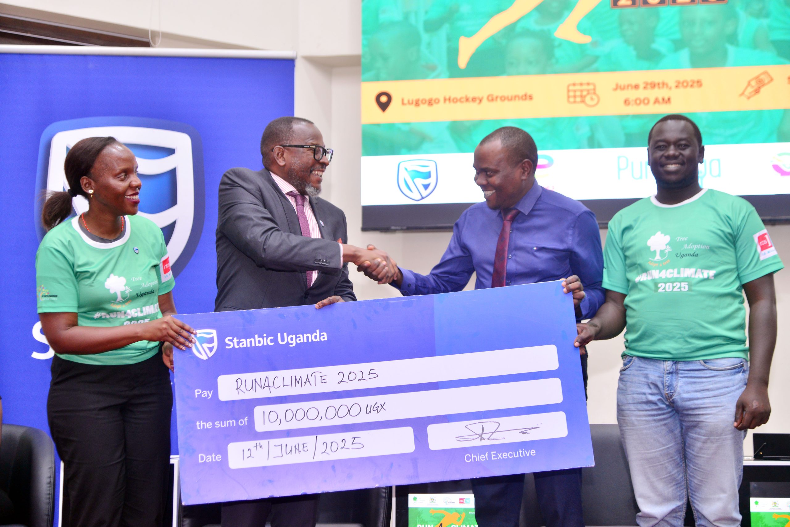 Stanbic Bank Boosts Run4Climate Marathon with UGX 10M Contribution