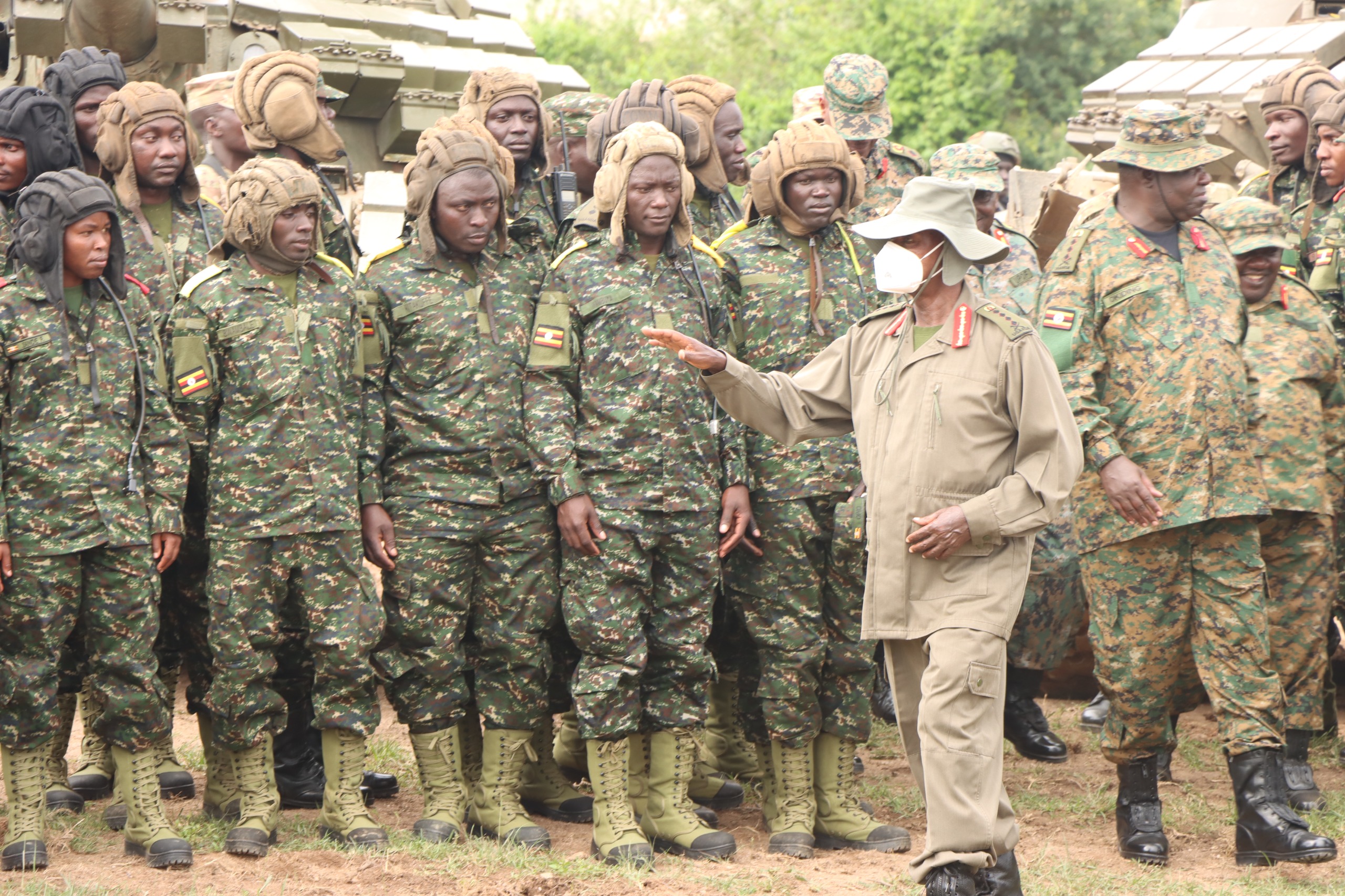 Museveni Urges UPDF to Master the Art and Science of Modern Warfare
