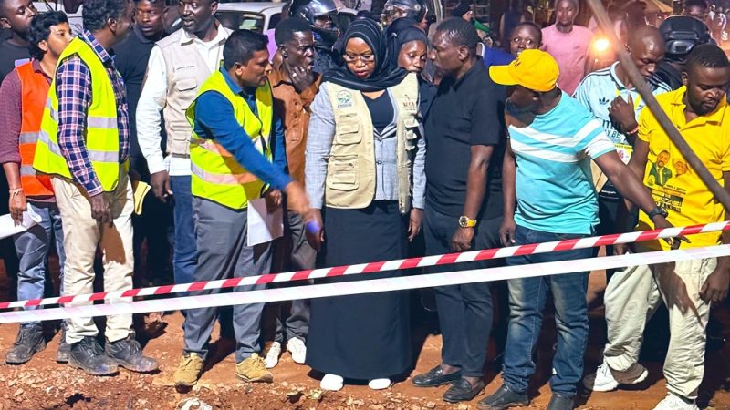 KCCA Boss Buzeki Personally Inspects Kisenyi Road Works