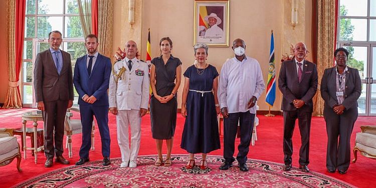 Museveni Welcomes New Envoys from Ireland, France, and Thailand to Uganda