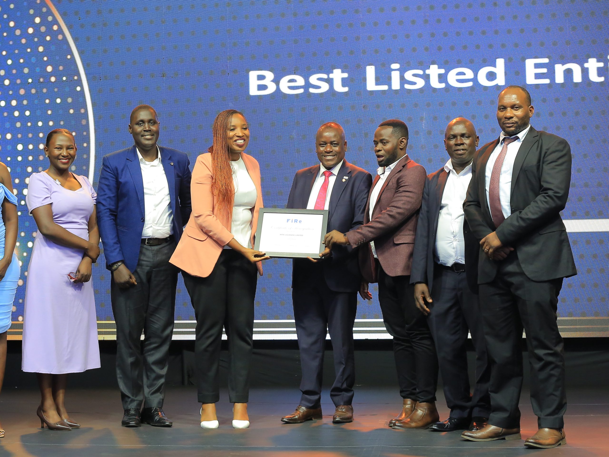 MTN Uganda Wins Gold at 2025 FiRe Awards for Excellence in Integrated Reporting