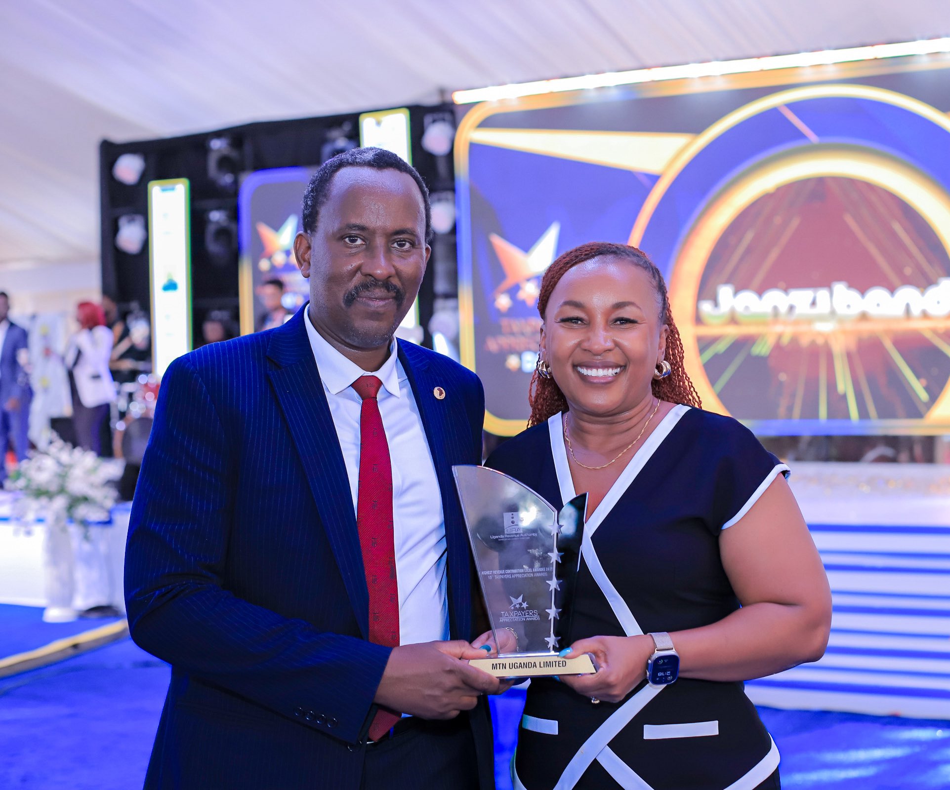 MTN Uganda Bags URA’s Top Revenue Contribution Award