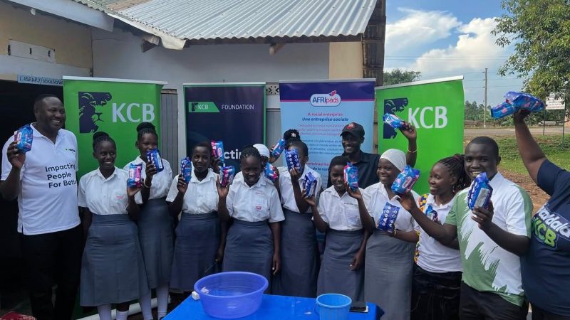 KCB Bank and AFRIpads Uganda Partner to Champion Menstrual Health with Reusable Pad Donation in Jinja