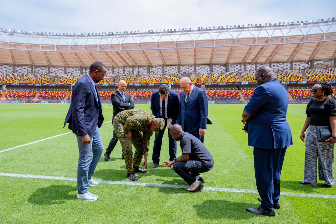 CDF Muhoozi Kainerugaba Inspects Hoima City Stadium Ahead of Official Launch