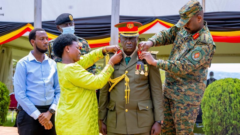 Muhoozi Calls for Discipline, Integrity as UPDF Officers Receive New Ranks