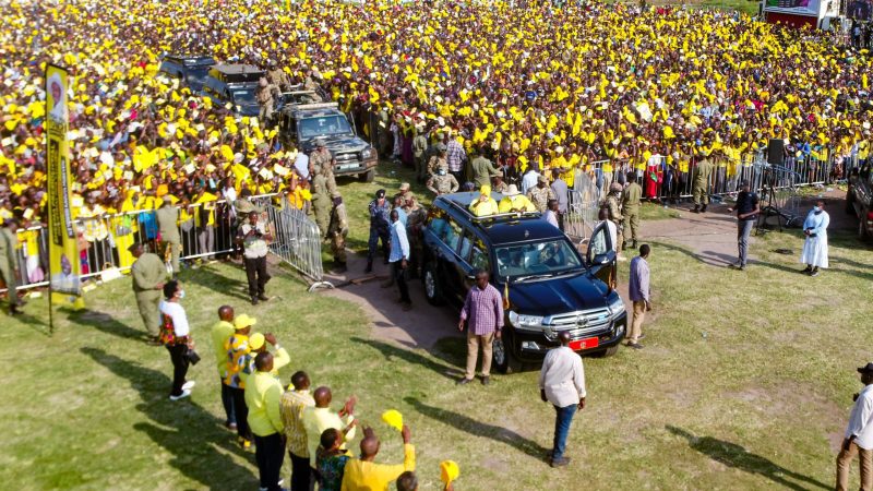Museveni, First Lady Rally Bushenyi, Urge Protection of Peace and Strong NRM Mandate