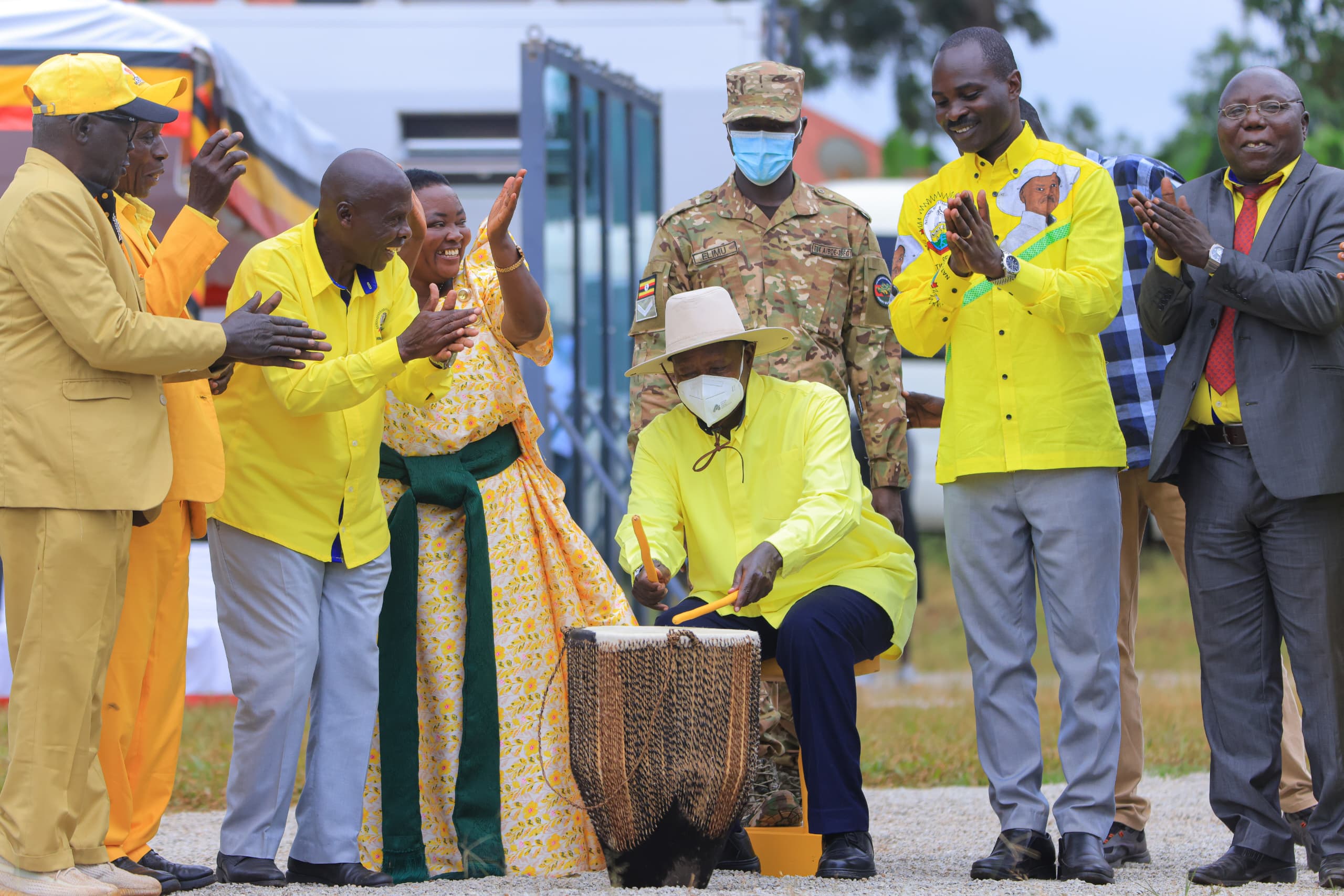 Kakumiro Pledges Full NRM Support as Museveni Wraps Up Bunyoro Tour