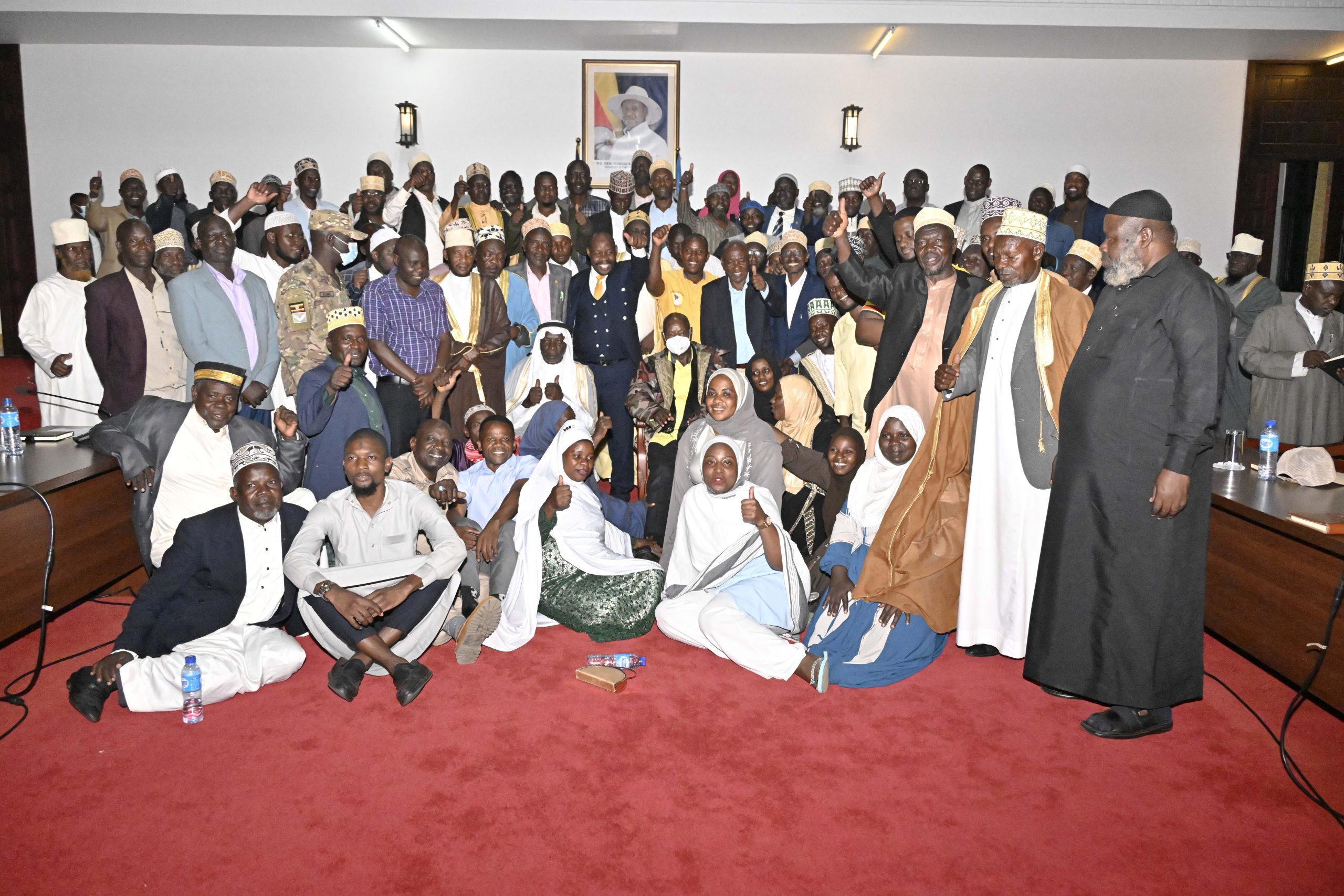 Museveni Reaffirms Partnership With Muslim Leaders at State Lodge
