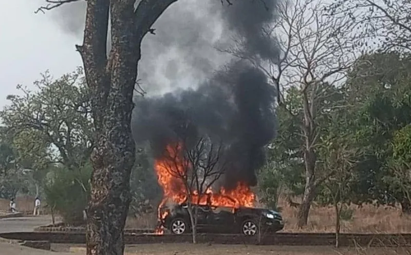 Adjumani LCIII Chairperson’s Vehicle Burnt in Post-Election Violence