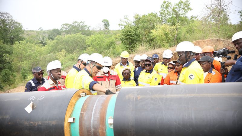 Minister Nankabirwa, UNOC Officials Inspect Final Pipeline Welding on EACOP’s Closing Stretch