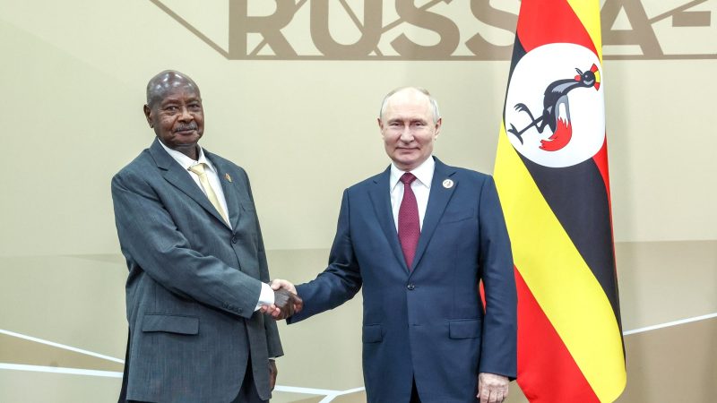 Russia’s Putin Hails Museveni’s 71.6% Win in Uganda Election
