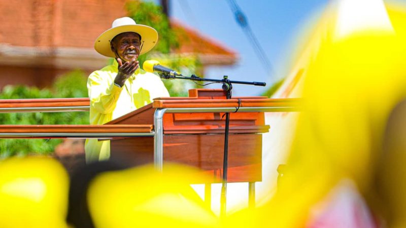 Museveni Sounds Strong Warning to Land Grabbers as He Rallies Kayunga Voters