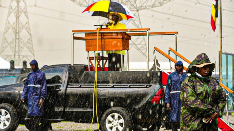 Museveni Braves Rain in Nansana to Push Wealth Creation and Jobs Agenda