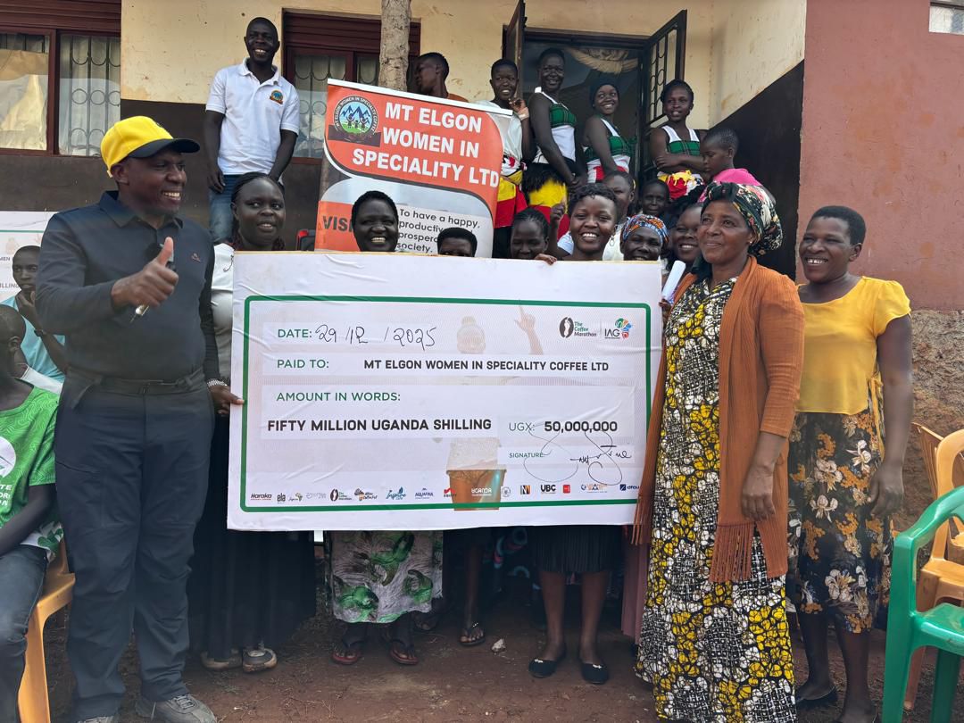 Inspire Africa Delivers Shs50M Coffee Marathon Proceeds to Empower Bugisu Women Farmers