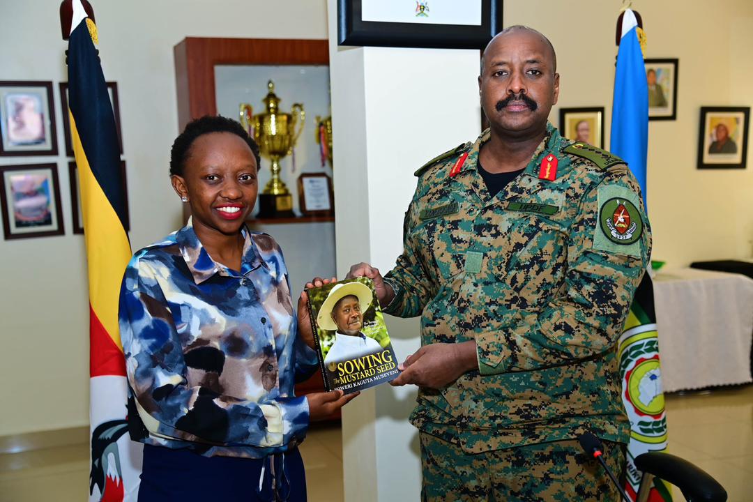 Charlene Ruto Pays Courtesy Visit to CDF Gen Muhoozi Kainerugaba in Entebbe