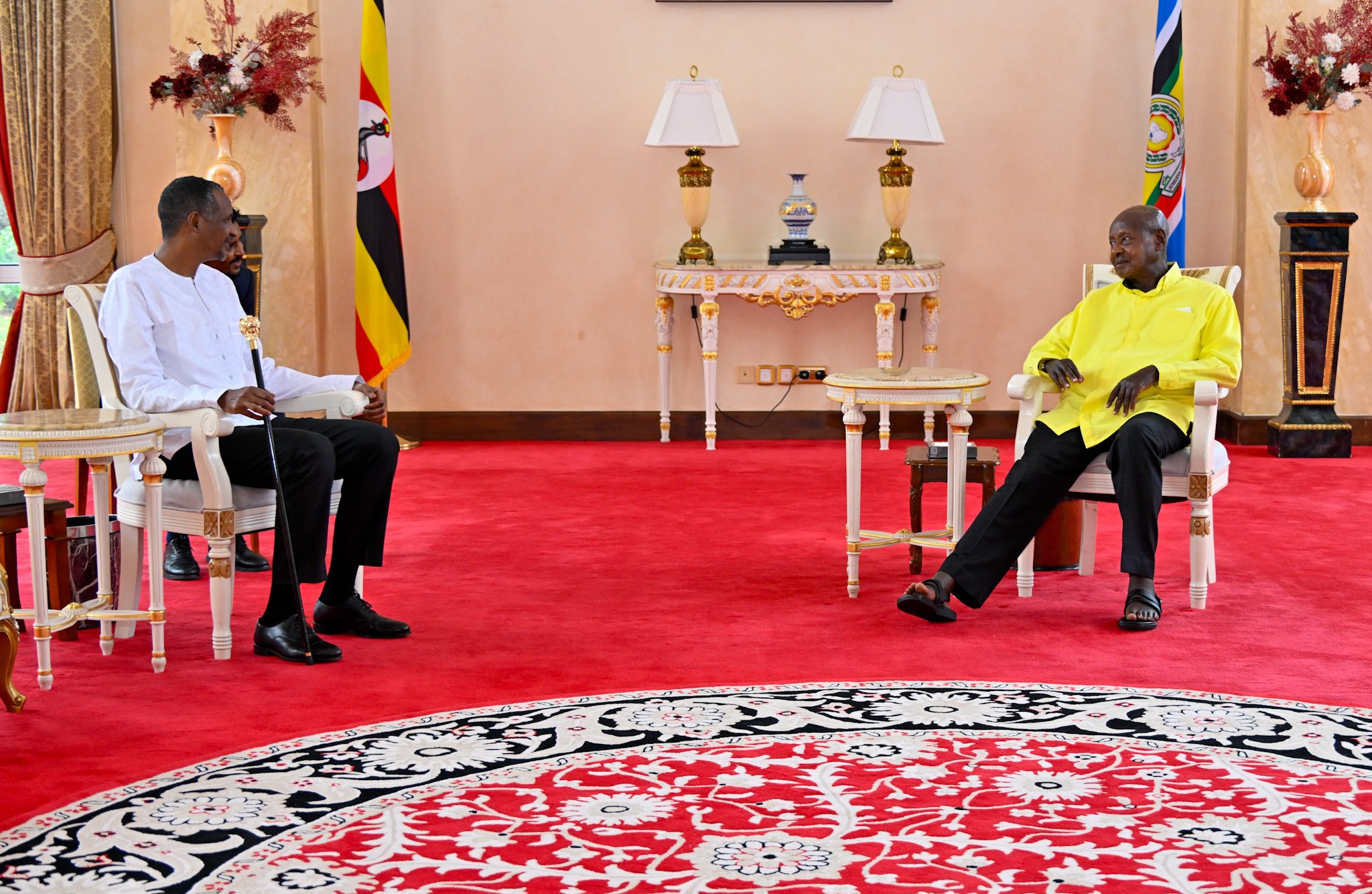 Museveni Meets RSF Leader Hemedti in Entebbe, Reiterates Call for Dialogue to End Sudan War