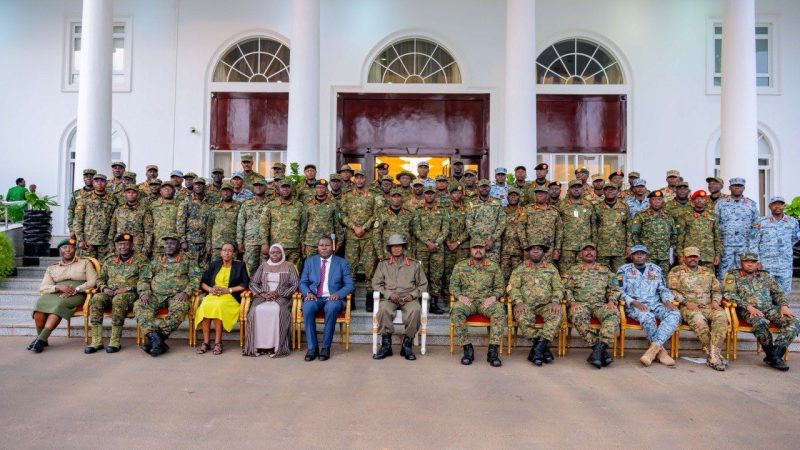 Museveni Chairs UPDF High Command Meeting at State House Entebbe