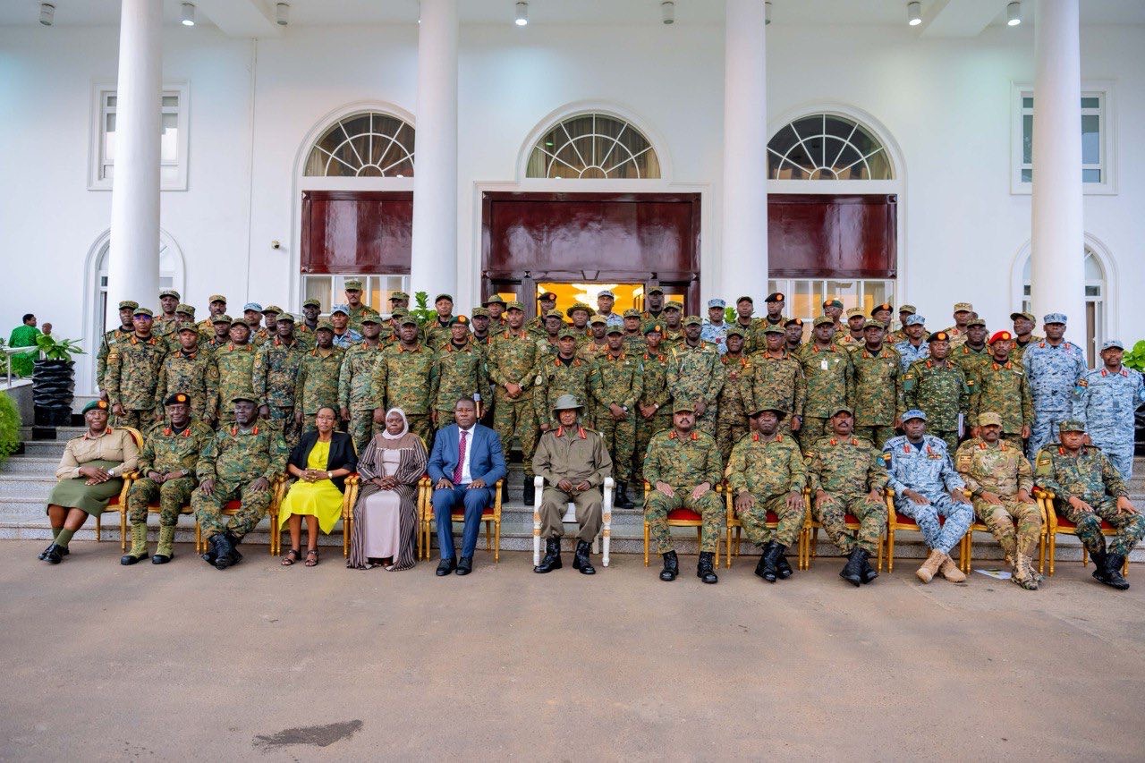 Museveni Chairs UPDF High Command Meeting at State House Entebbe