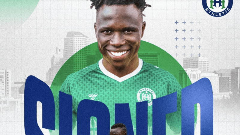 Ugandan Striker Sadat Anaku Joins USL Championship Side Hartford Athletic