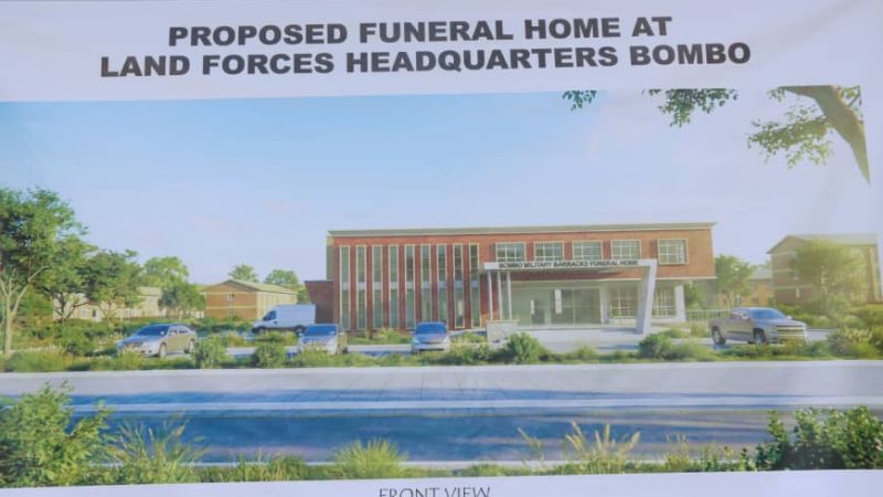 UPDF Breaks Ground on Uganda’s First Military Funeral Home at Bombo