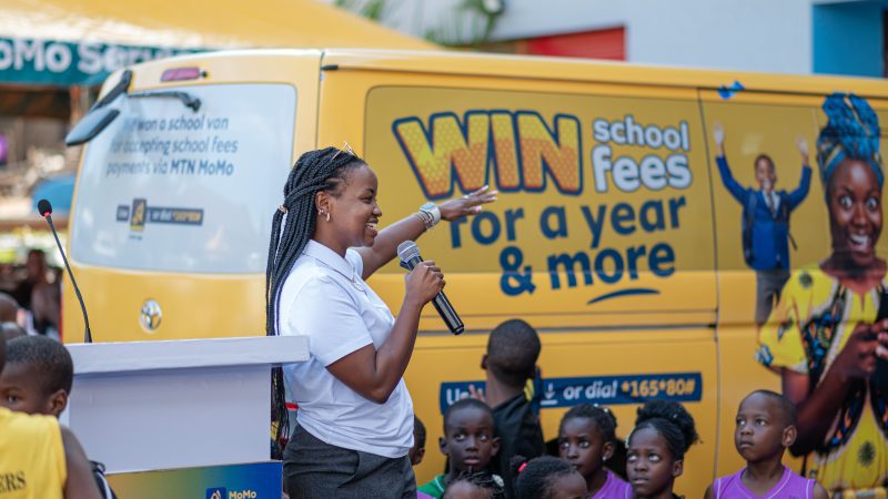MTN MoMo Hands Over First School Van to Reward Digital School Fees Payments