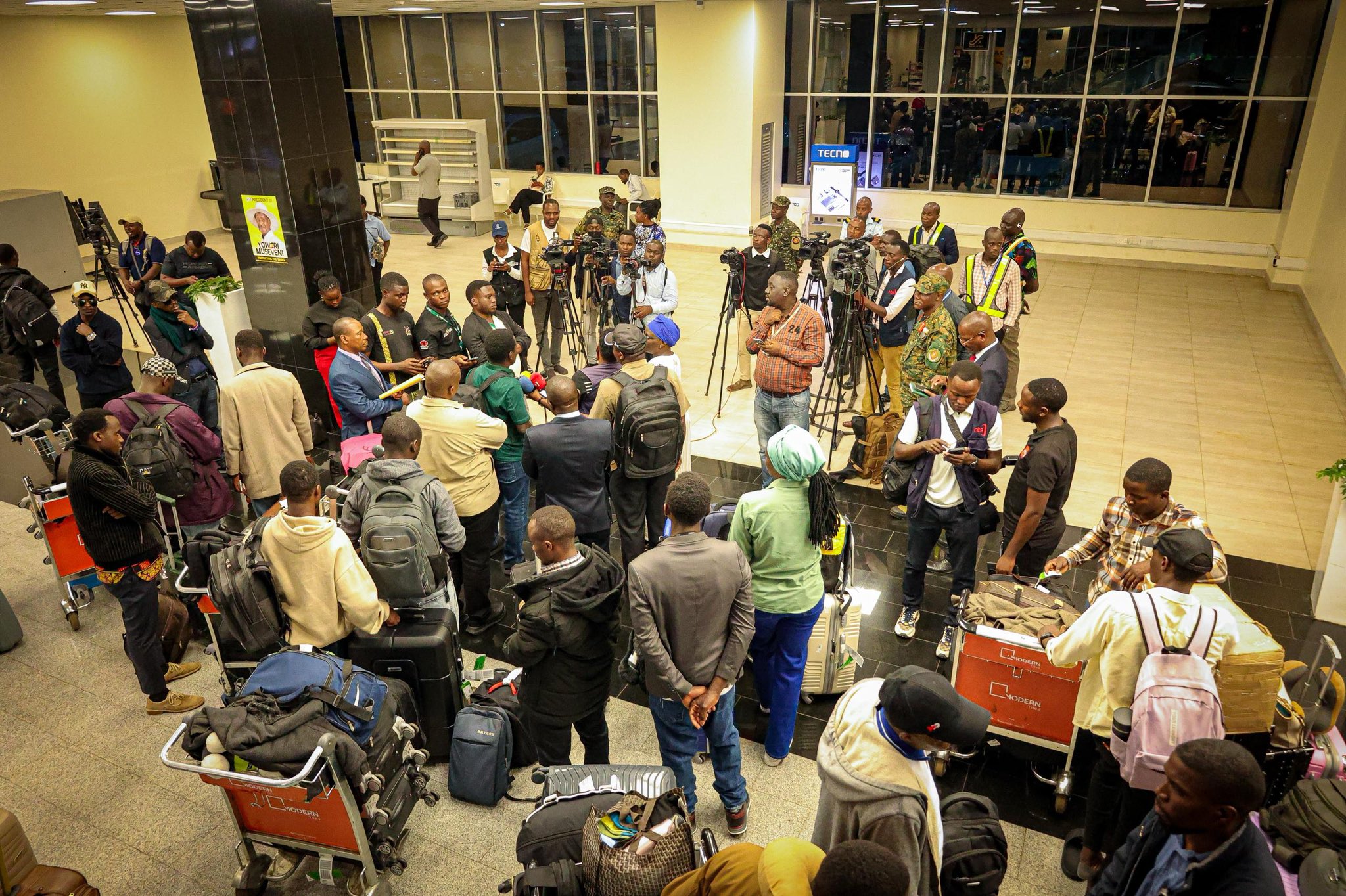43 Ugandan Students Safely Return Home After Evacuation from Iran