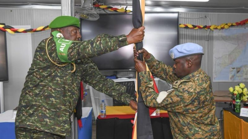 Lt Col Akankunda Takes Over UN Guard Unit Command in Somalia