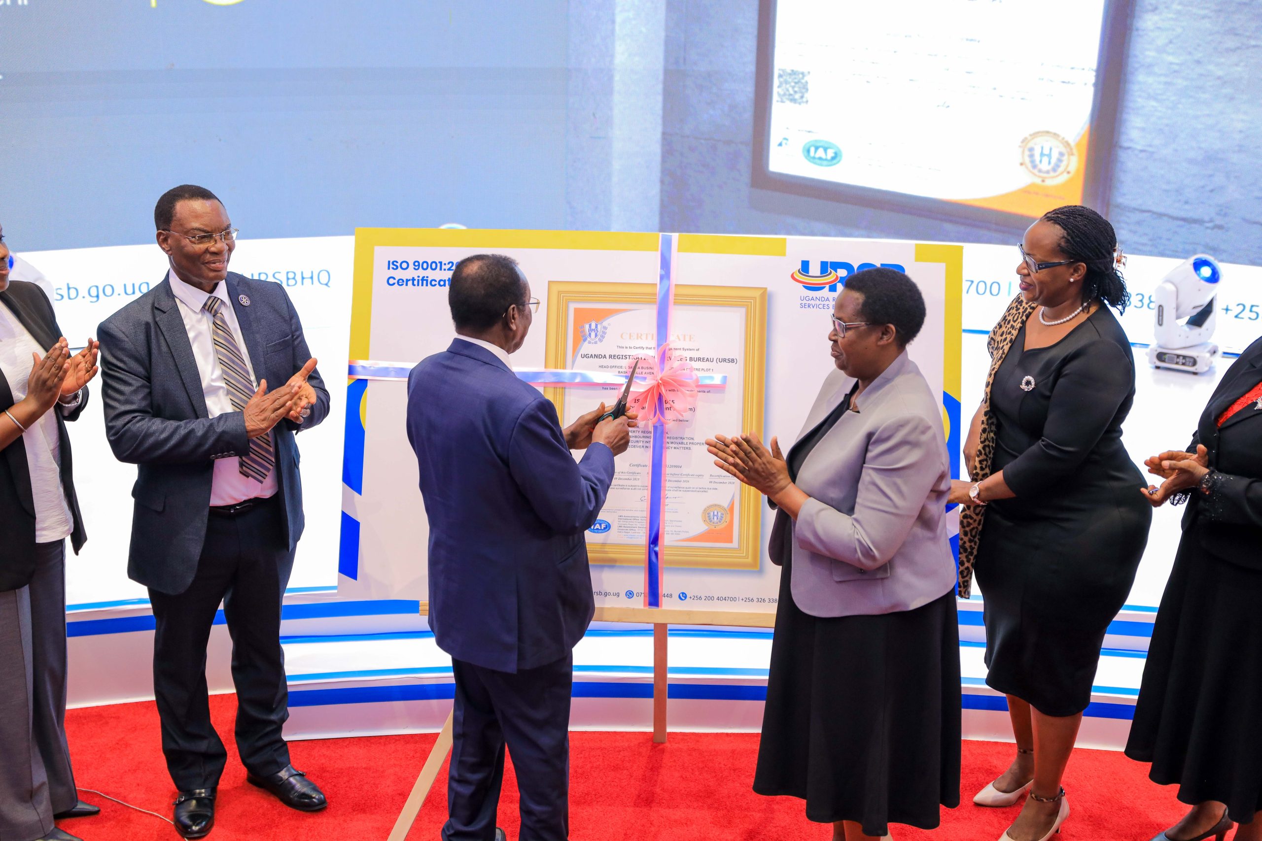 URSB Celebrates Attainment of ISO 9001:2015 Quality Management System Certification