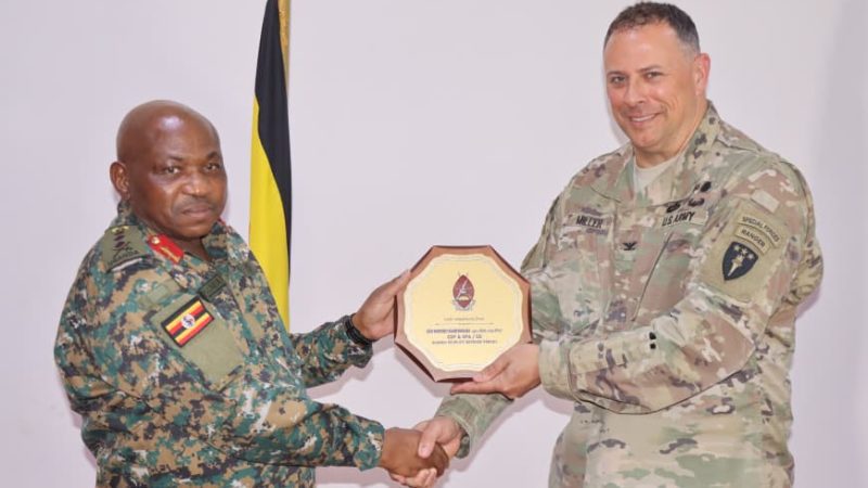 UPDF, US Army Deepen Defence Cooperation