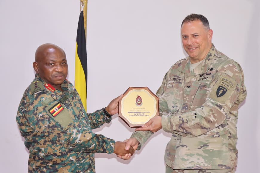 UPDF, US Army Deepen Defence Cooperation