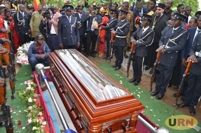 Kalangala MP Hellen Nakimuli Receives Three-Gun Salute at Burial in Luwero
