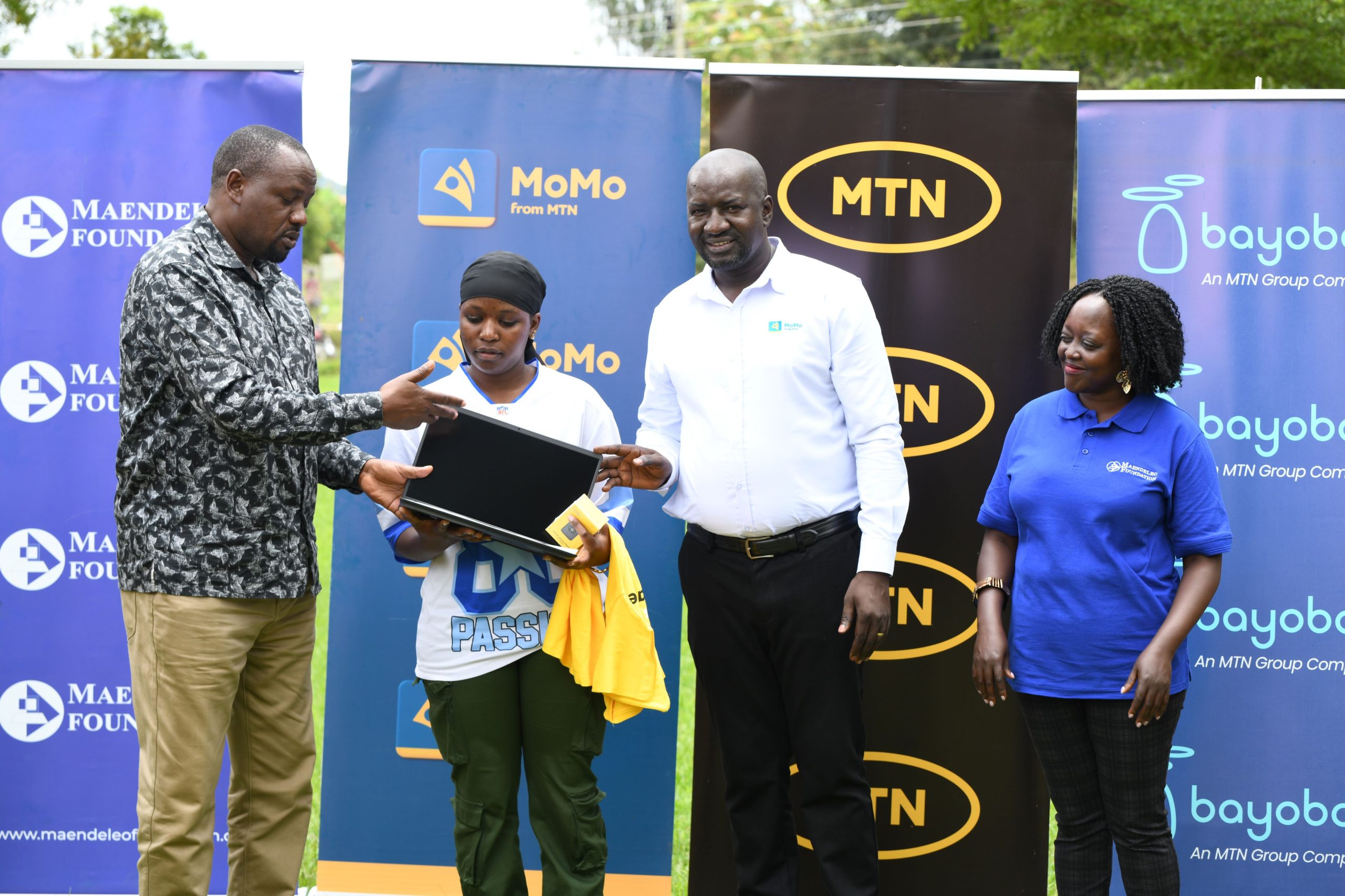MTN Uganda Trains 105 Through Digital Literacy Programme, Awards Laptops to Top Trainees