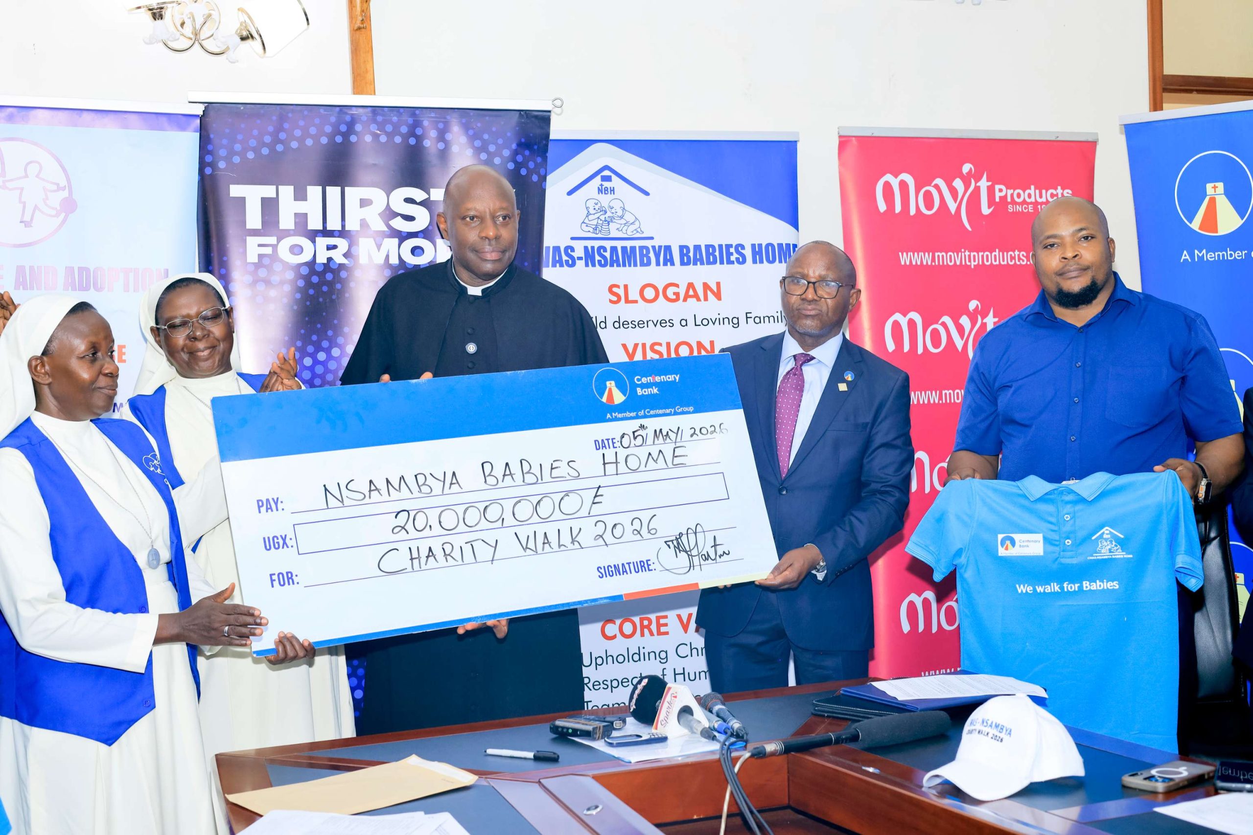 Centenary Bank, Nsambya Babies Home Launch 4th Edition of Charity Walk to Support Vulnerable Children