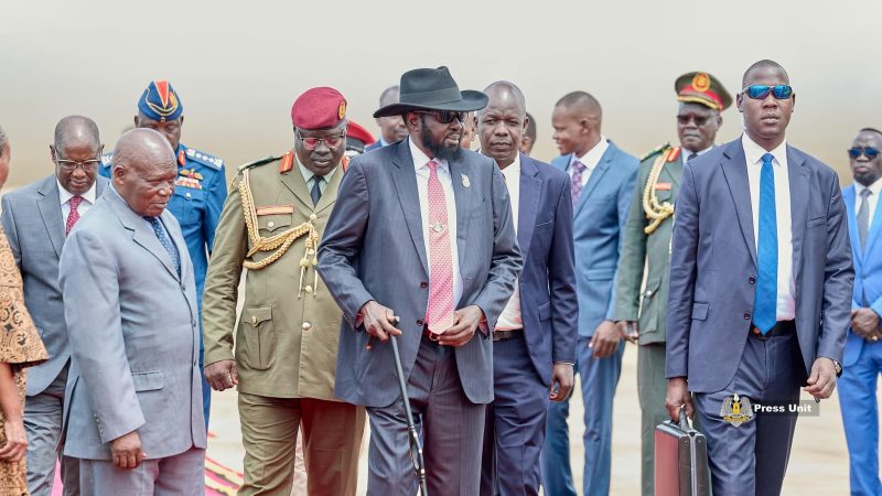 South Sudan’s Kiir in Kampala for Museveni’s Seventh-Term Inauguration