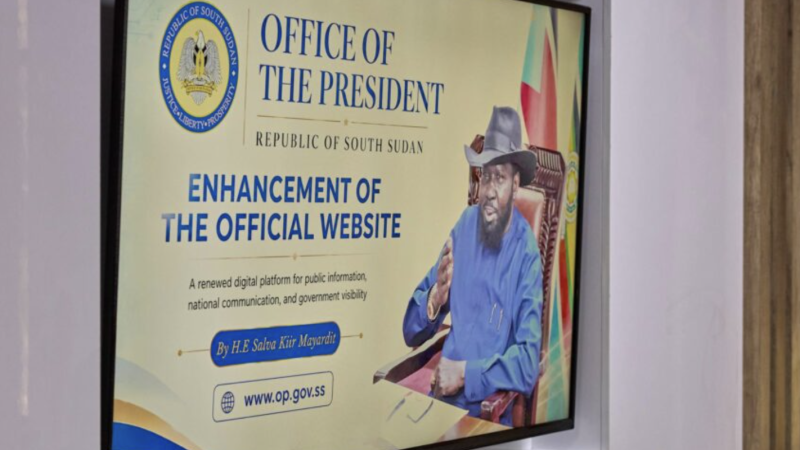 Kiir Launches South Sudan’s First Official Presidential Website Since Independence